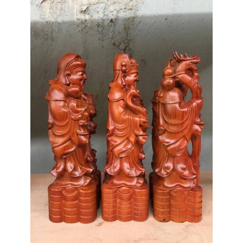 Bộ tam đa gỗ hương 40cm